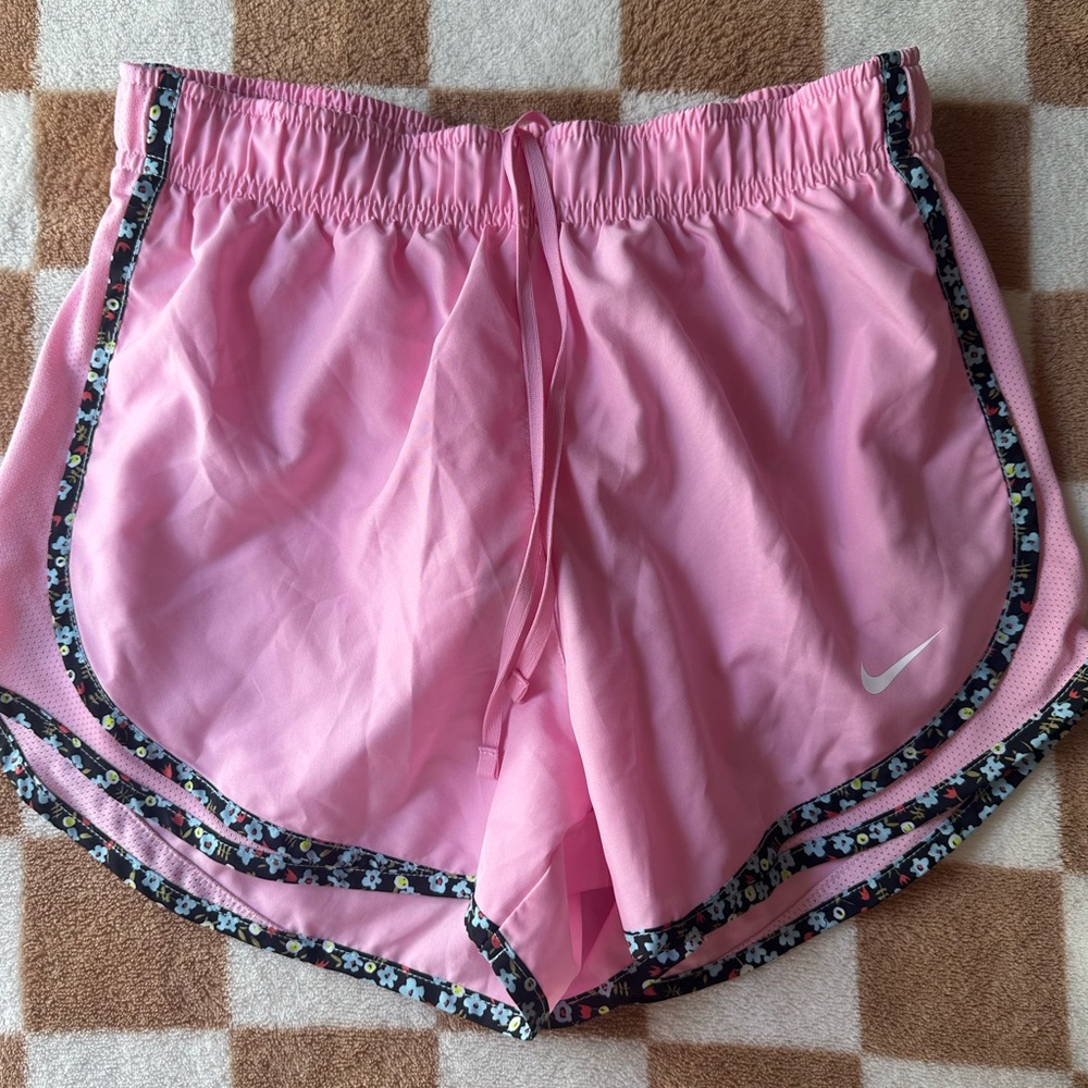Limited edition Nike Women's Pink Athletic Shorts floral